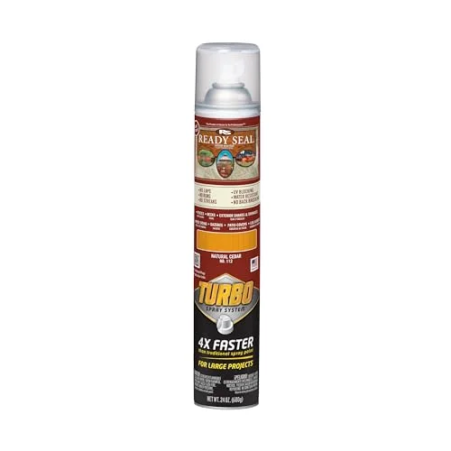 Ready Seal exterior wood stain and sealer, natural cedar, turbo spray can