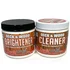 Deck and wood cleaner brightener two part system
