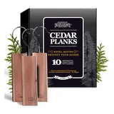 Dr. Killigan's Cedarwood Planks, 10-Pack Dr Killigans ten pack Eastern Red Cedar hanging planks with optional hooks