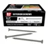 Exterior-grade wood screws for assembling cedar log furniture