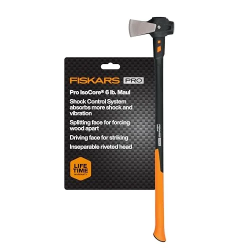 Fiskars Pro IsoCore 6 lb splitting maul
