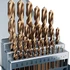 MACXCOIP cobalt 29-piece drill bit set for hardwood and metal