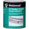Dap Weldwood all-weather outdoor carpet adhesive quart can