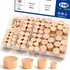 Tnisesm 150-Pc Wood Plug Assortment