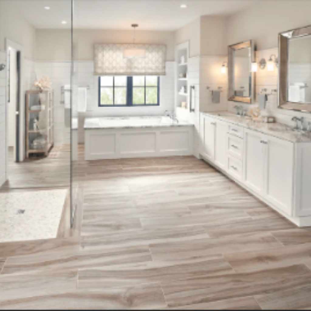 Comparing Ash Wood Look Tile to Natural Ash Wood