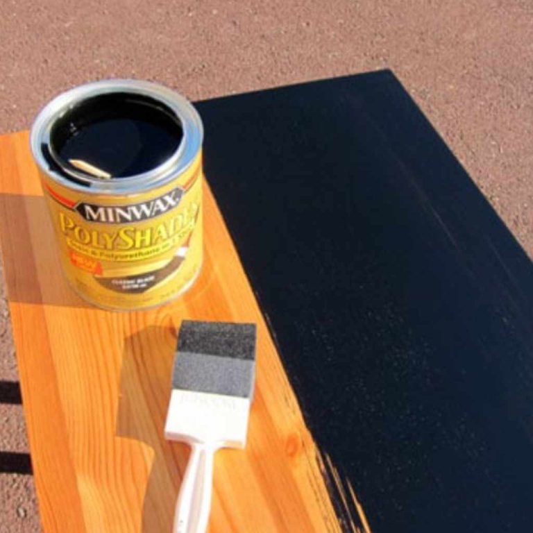 Black Stain Vs Black Paint