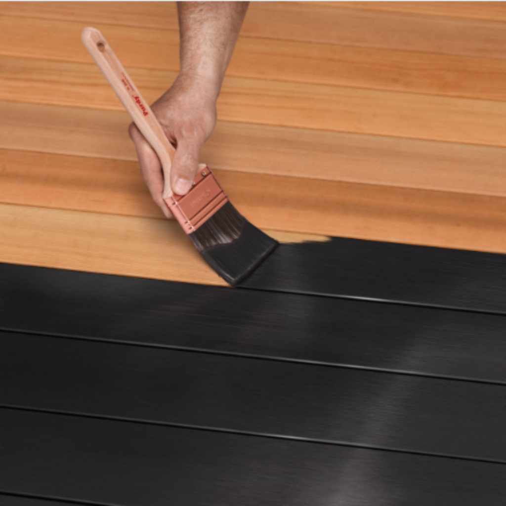 Black Wood Stain Vs Paint