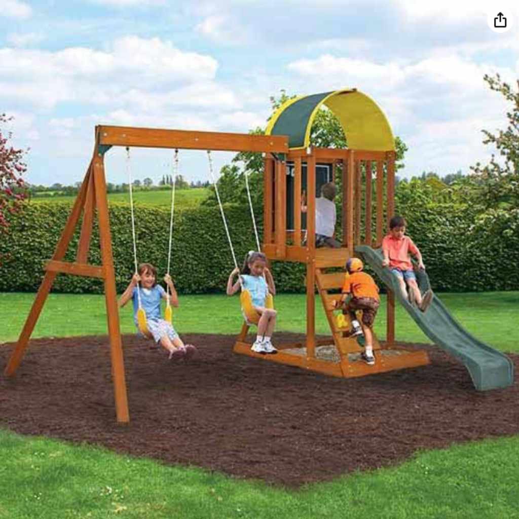 Cedar Summit Forest Hill Cedar Wooden Swing Set