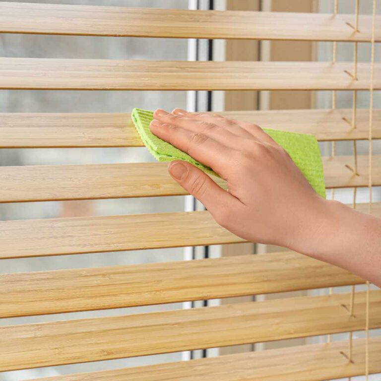 Clean Wooden Blinds Fast