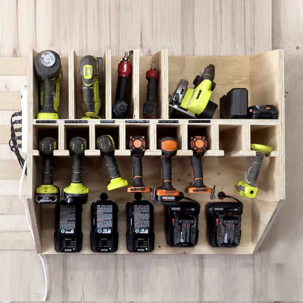 DIY Drill Charging Station
