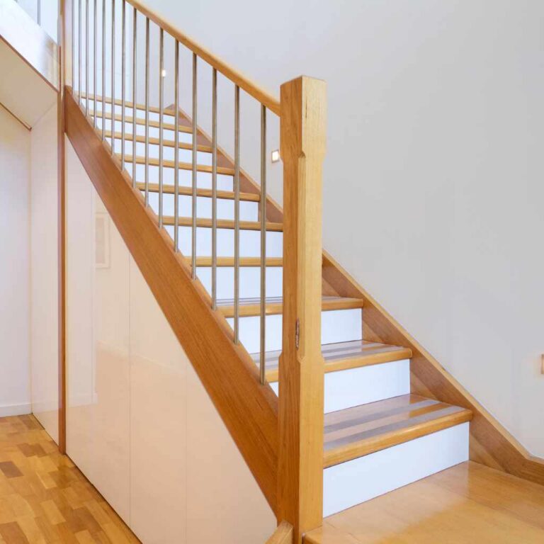 White Stair Risers Vs Wood