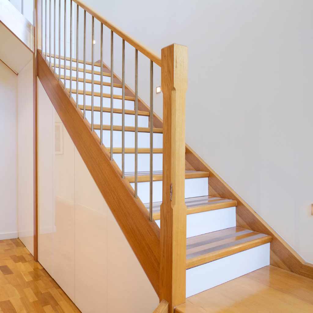 White Stair Risers Vs Wood