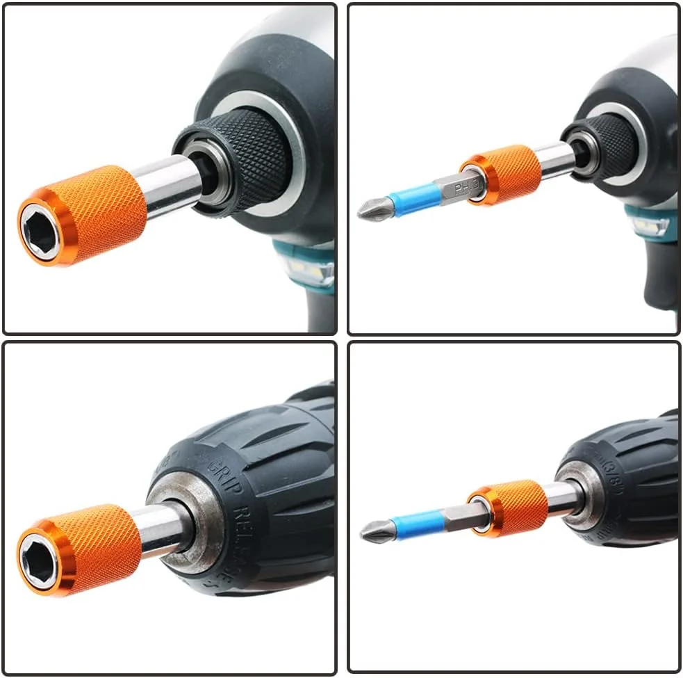 AUTOTOOLHOME magnetic quick-change 1/4 inch hex bit holder