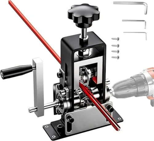 Hizmivos drill-powered manual wire stripping machine stripping insulation off scrap wire