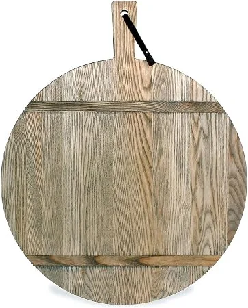 J.K. Adams round ash wood cutting and serving board