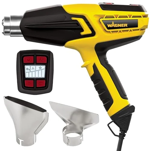 Wagner FURNO 500 variable temperature heat gun with two nozzle attachments
