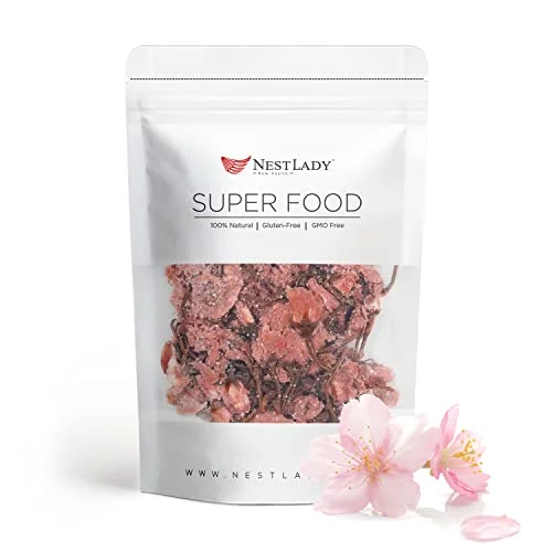Salted pickled sakura cherry blossoms for tea and baking