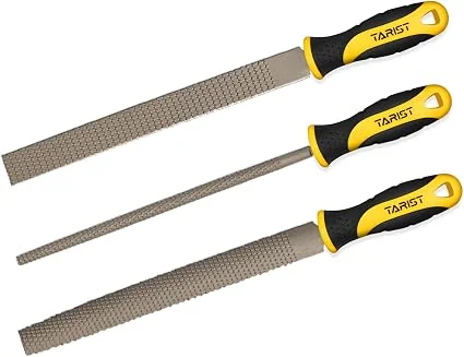 TARIST 3-piece wood rasp file set