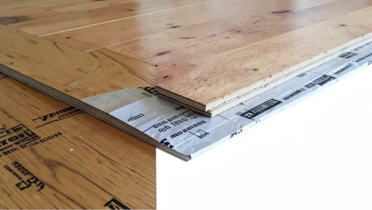 Underlayment and vapor barrier layers under hardwood flooring