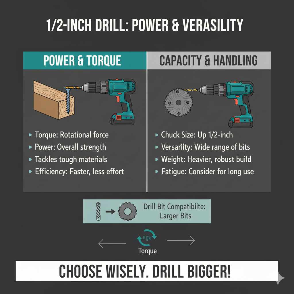 What Sets a 1/2-inch Drill Apart