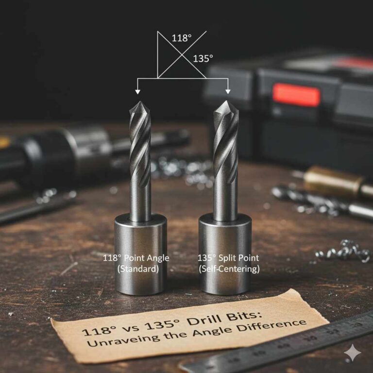 118° vs 135° Drill Bits