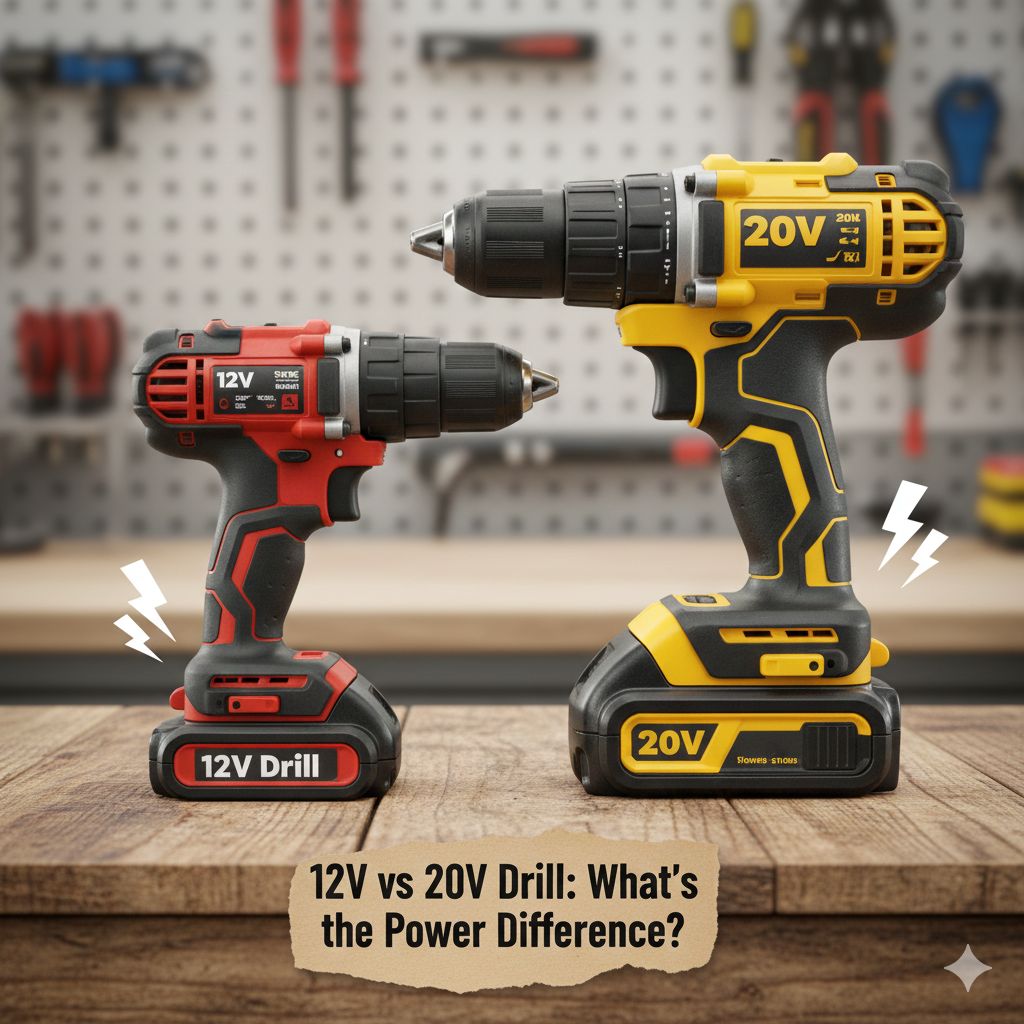 12V vs 20V Drill