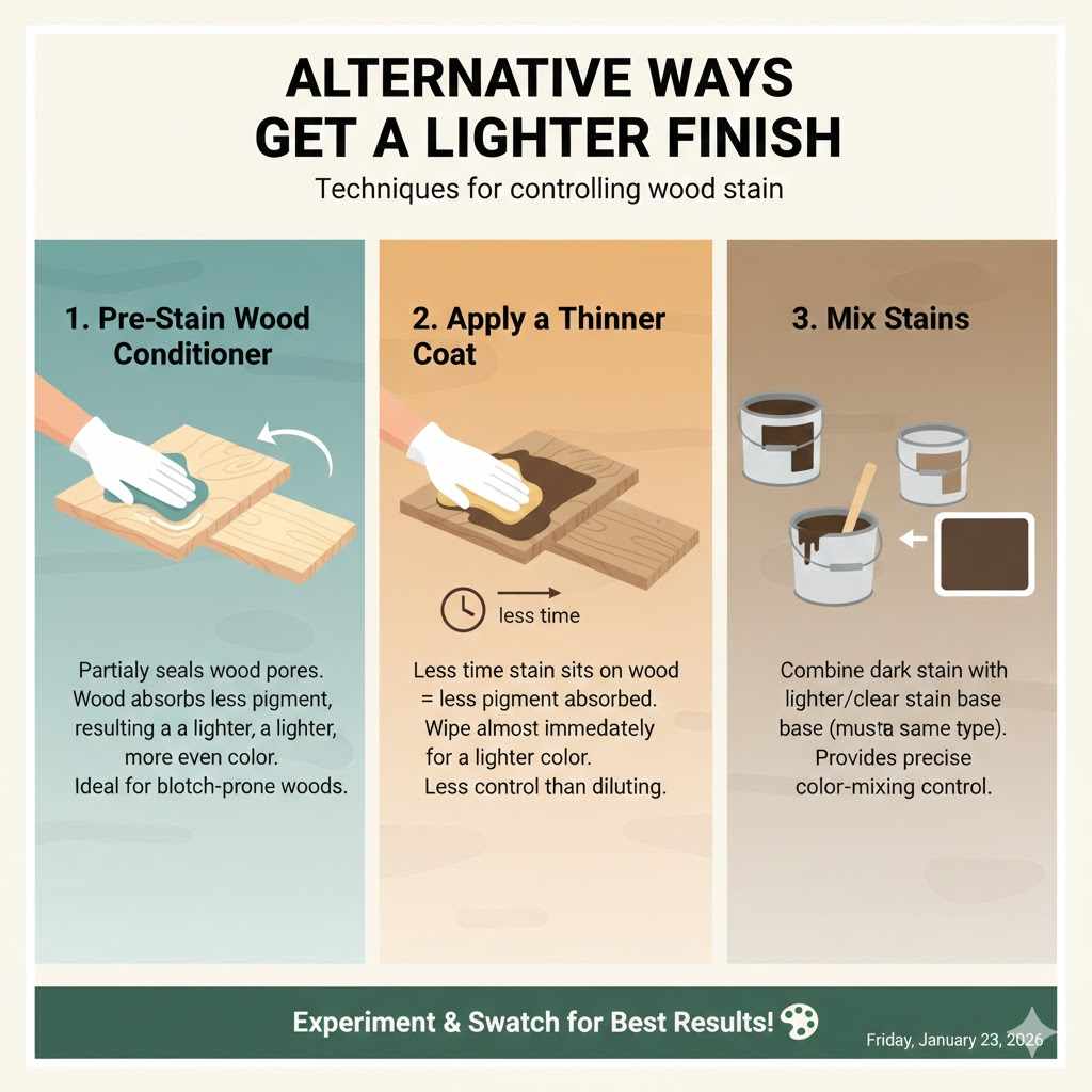 Alternative Ways to Get a Lighter Finish