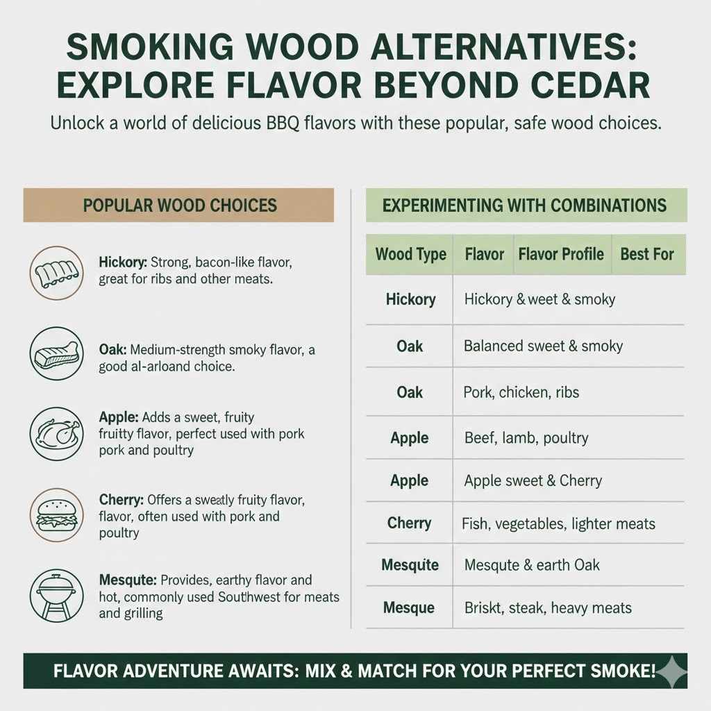 Alternatives to Cedar for Smoking