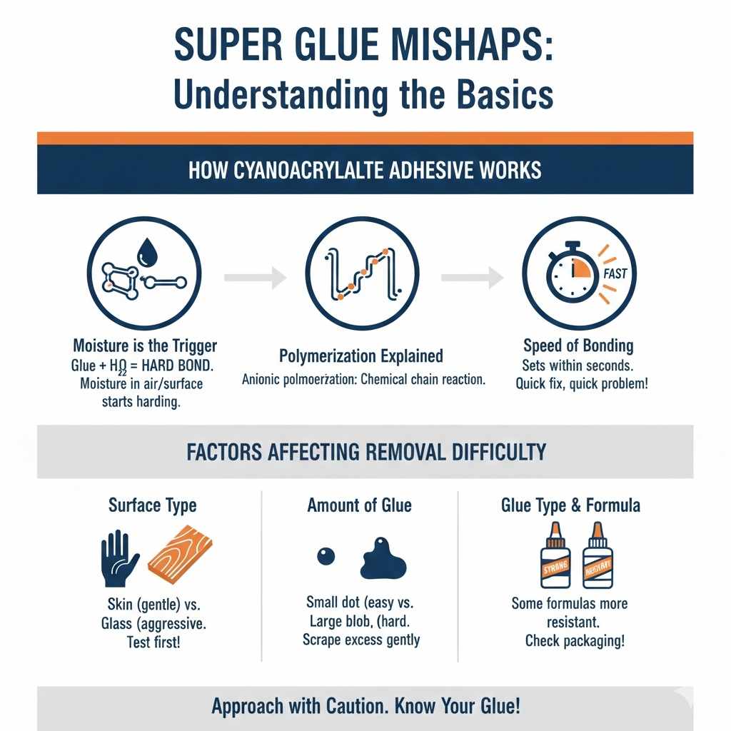 Approaching Super Glue Mishaps