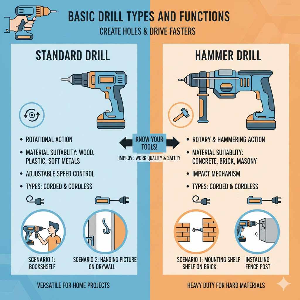 Basic Drill Types and Functions