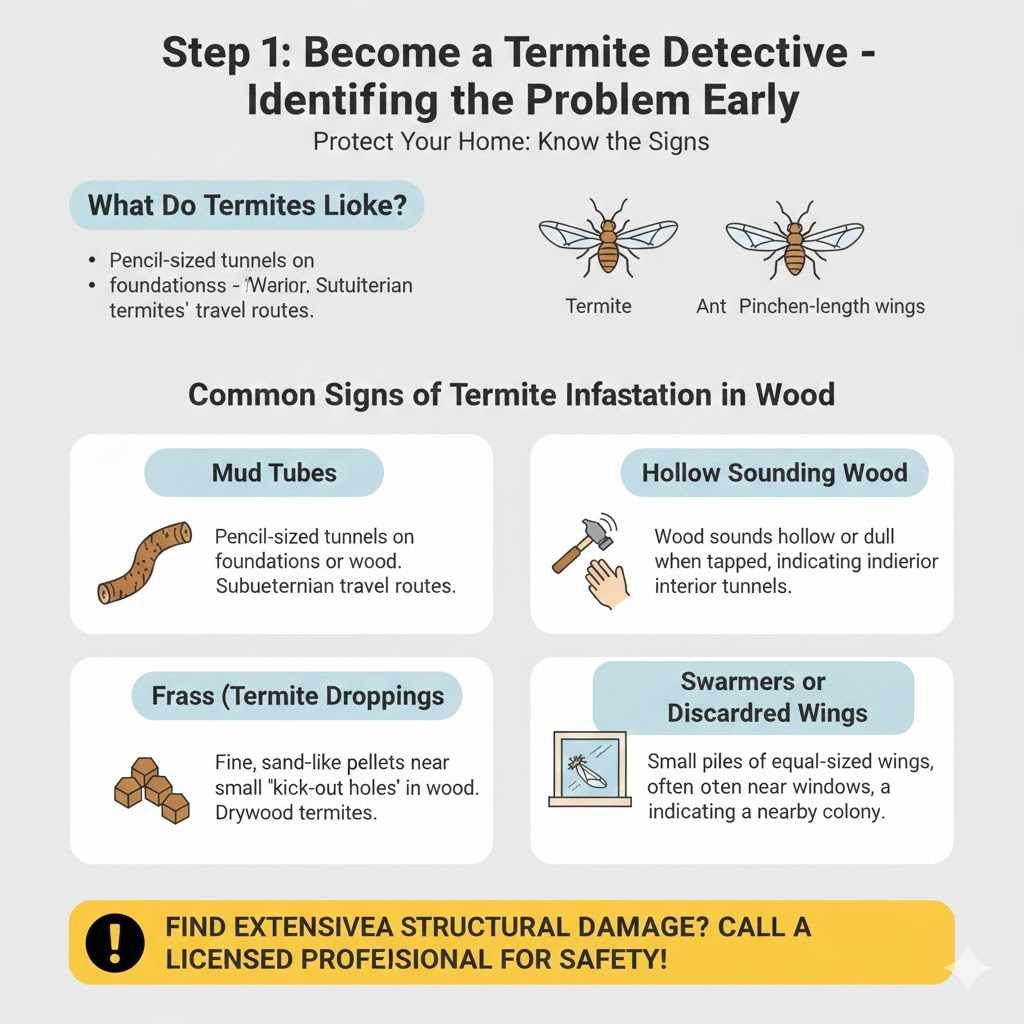 Become a Termite Detective – Identifying the Problem Early
