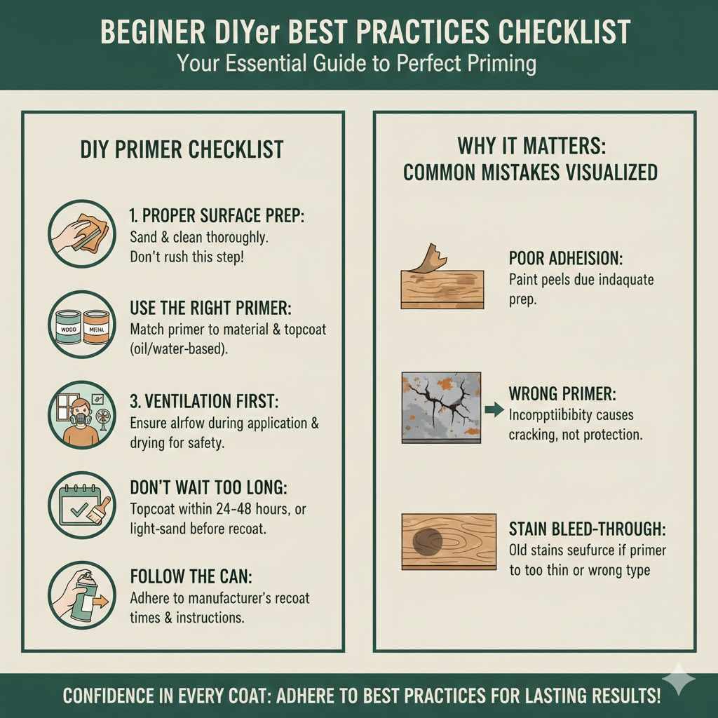 Beginner DIYer Best Practices Checklist

