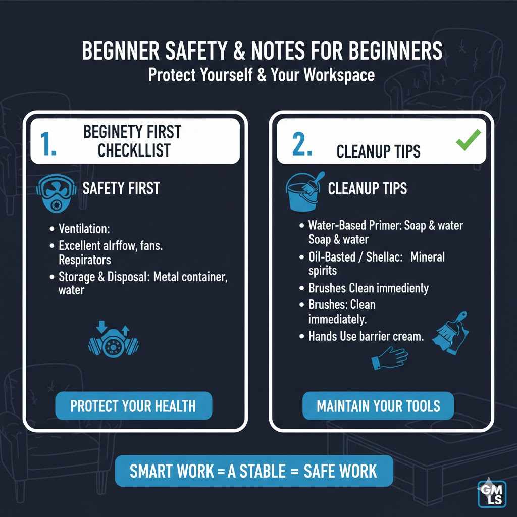 Beginner Safety and Cleanup Notes


