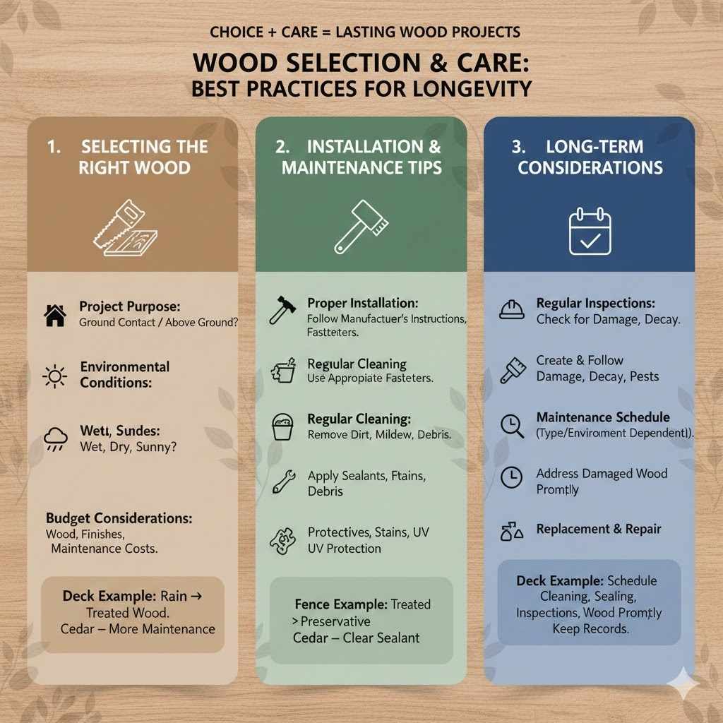Best Practices for Wood Selection and Care