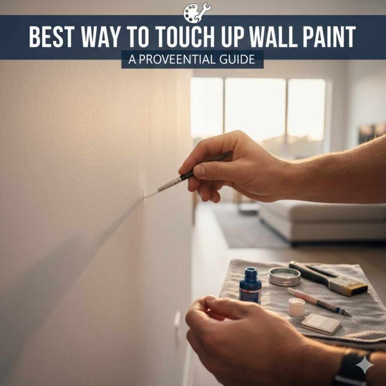 Best Way To Touch Up Wall Paint