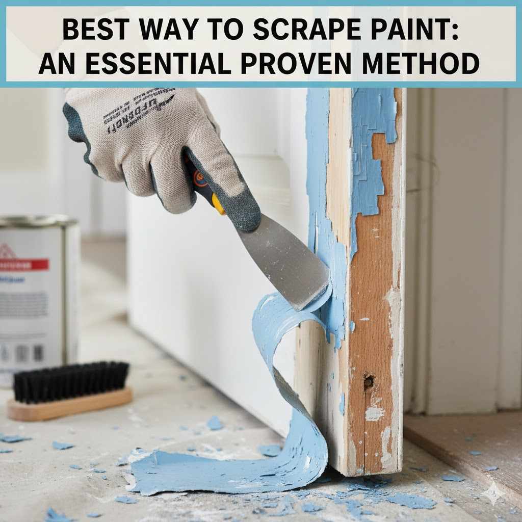 Best Way to Scrape Paint