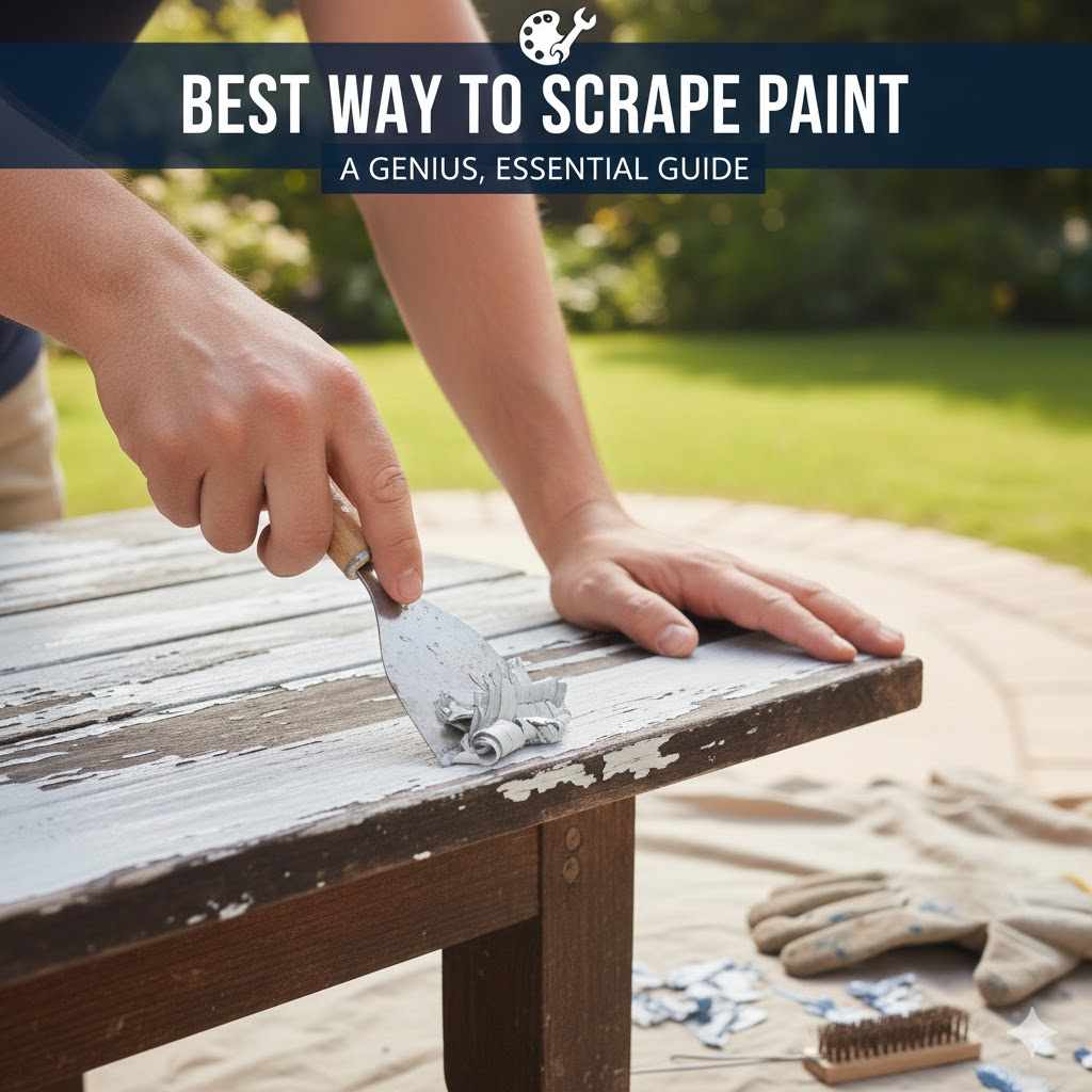 Best Way to Scrape Paint