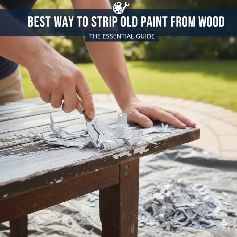 Best Way to Strip Old Paint From Woo