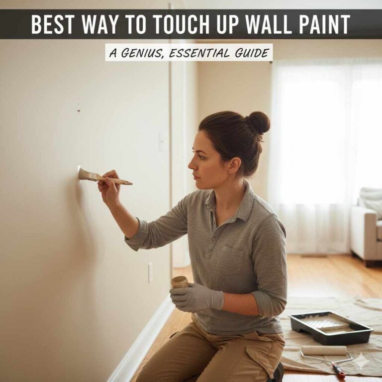 Best Way to Touch Up Wall Paint
