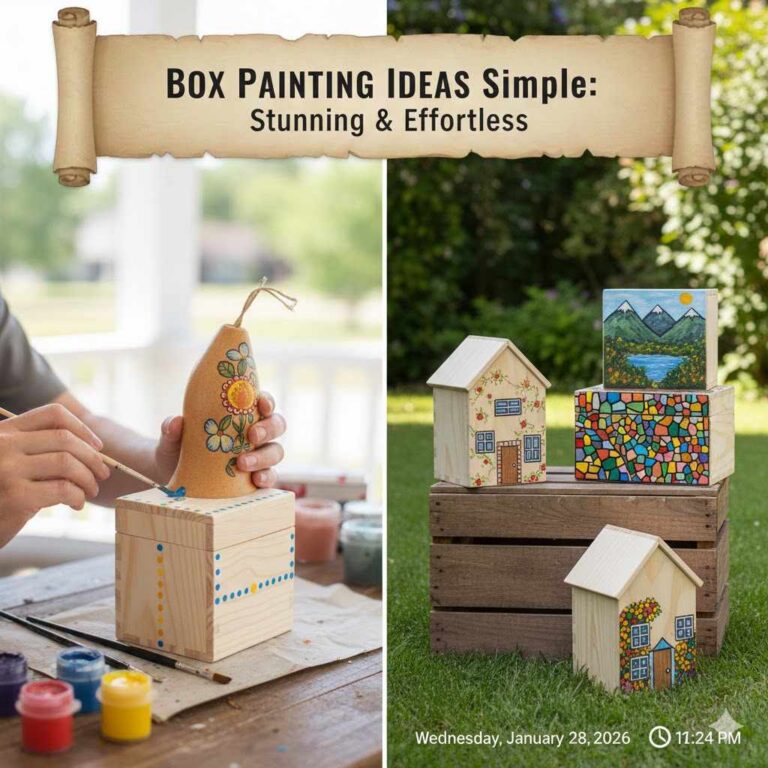 Box Painting Ideas Simple