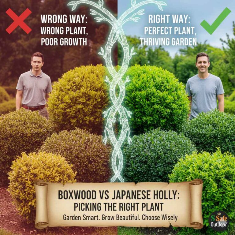 Boxwood vs Japanese Holly