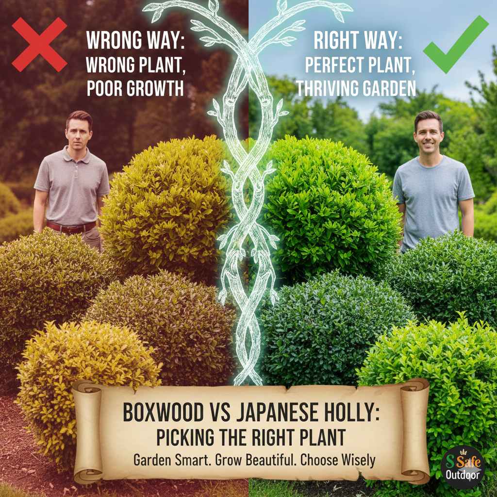 Boxwood vs Japanese Holly