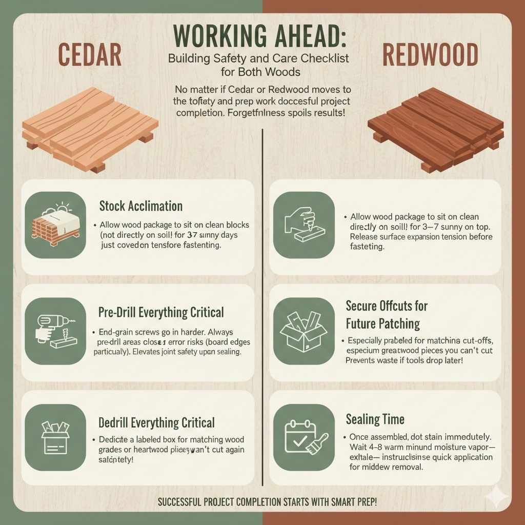 Building Safety and Care Checklist for Both Woods