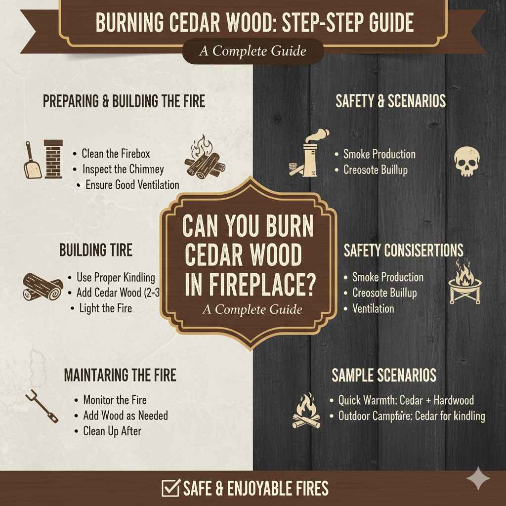Burning Cedar Wood