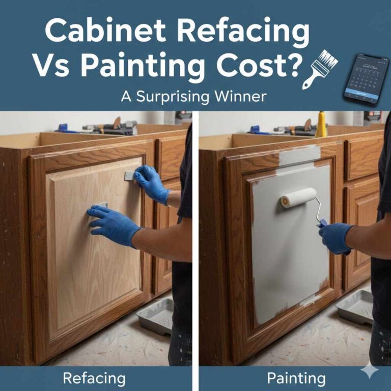 Cabinet Refacing Vs Painting Cost
