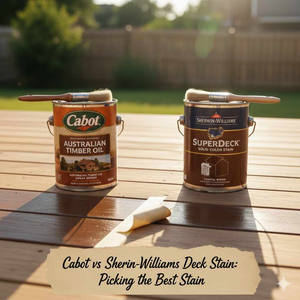 Cabot vs Sherwin-Williams Deck Stain