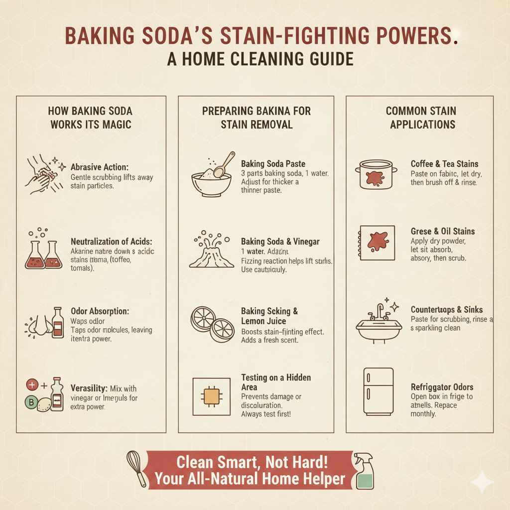 Baking Soda's Stain-Fighting Powers