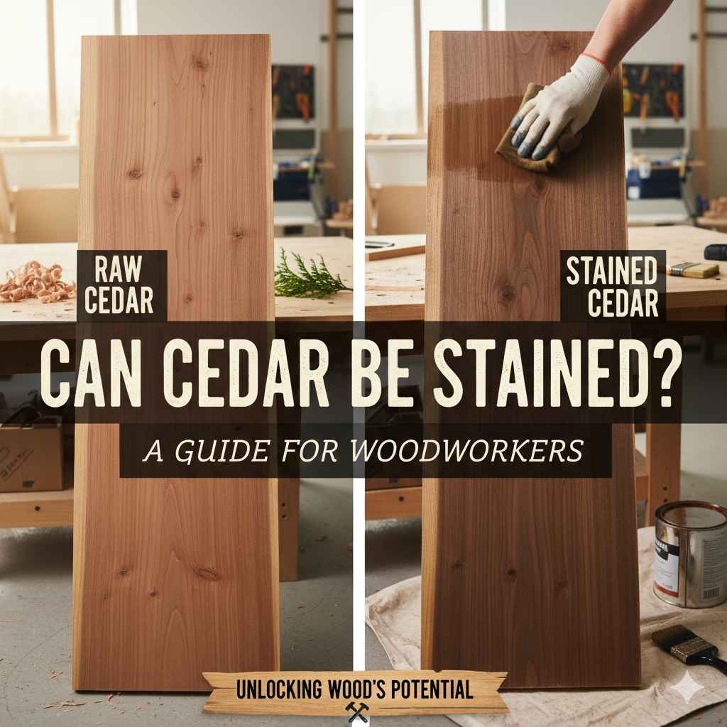 Can Cedar Be Stained