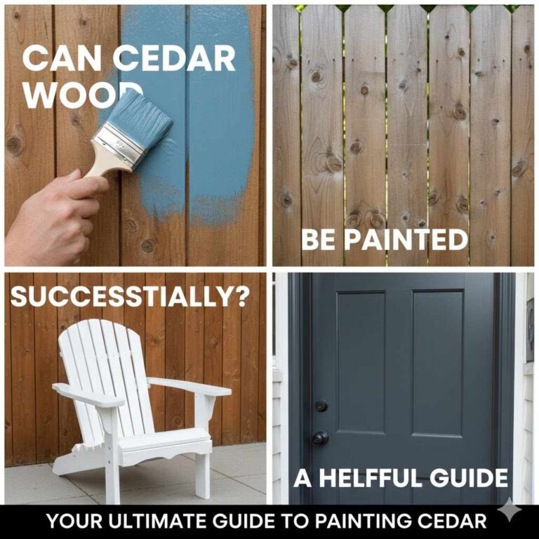 Can Cedar Wood Be Painted Successfully?