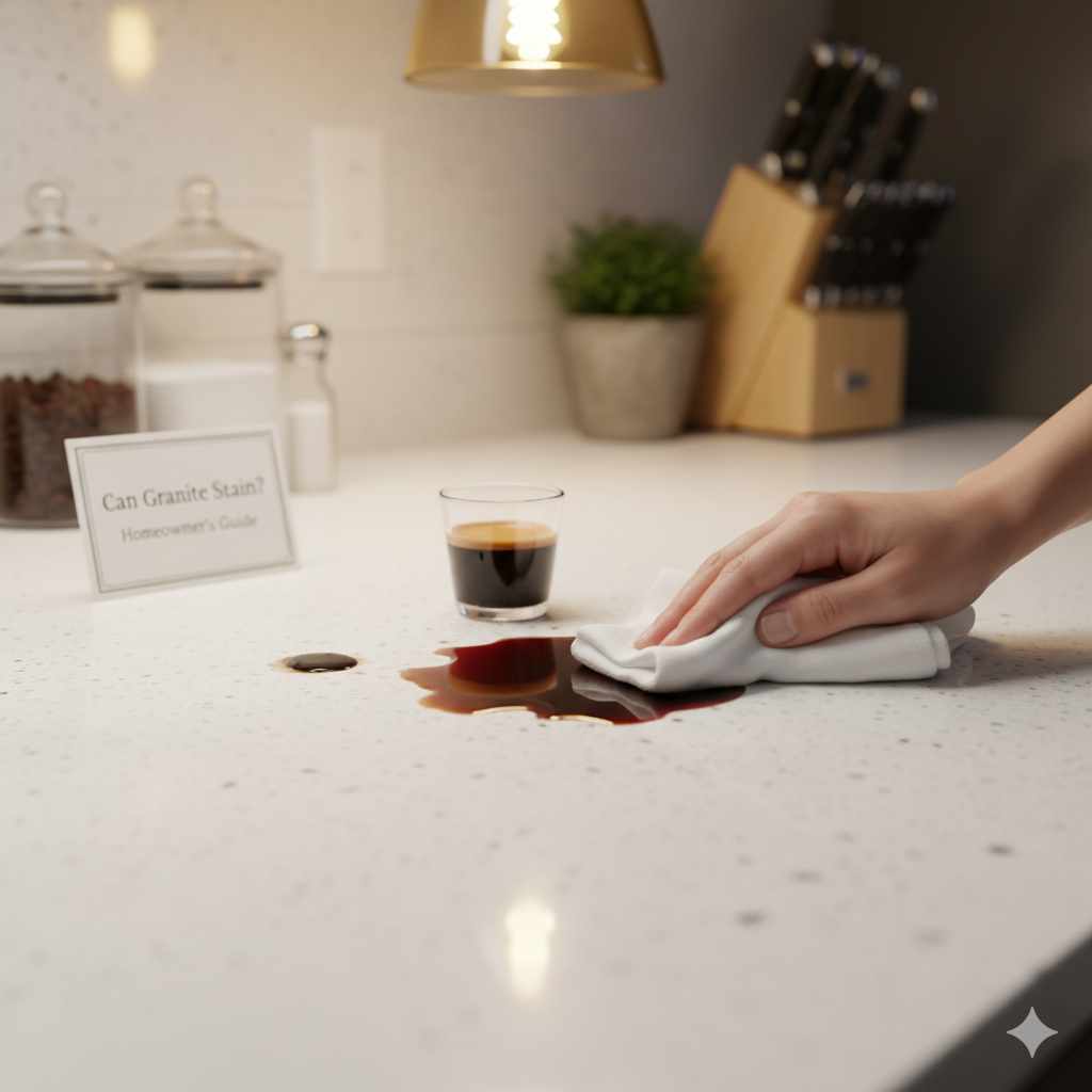 Can Granite Countertops Stain